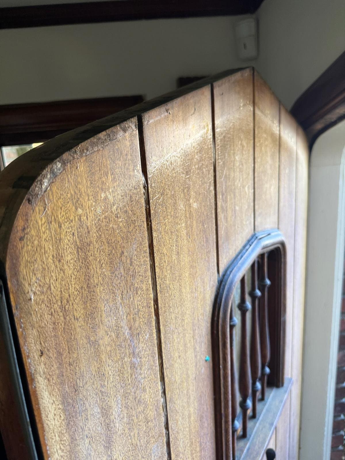 Door Refinish - Before